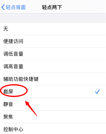 万冲镇苹果手机维修分享iPhone12如何启用双击截屏 